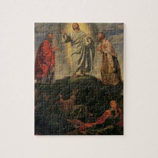 De transformatie, c.1527-33 (olie op het paneel) legpuzzel (Verticaal)
