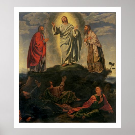 De transformatie, c.1527-33 (olie op het paneel) poster (Voorkant)