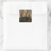De transformatie, c.1527-33 (olie op het paneel) vierkante sticker (Tas)