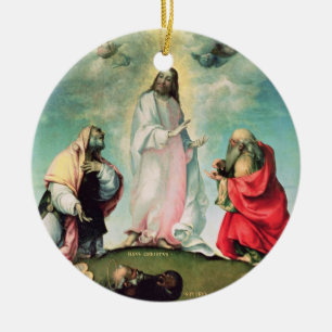 De transformatie van Christus, c.1510-12 (olie op  Keramisch Ornament