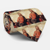 De transformatie van Christus Detail door Perugino Stropdas (Opgerold)