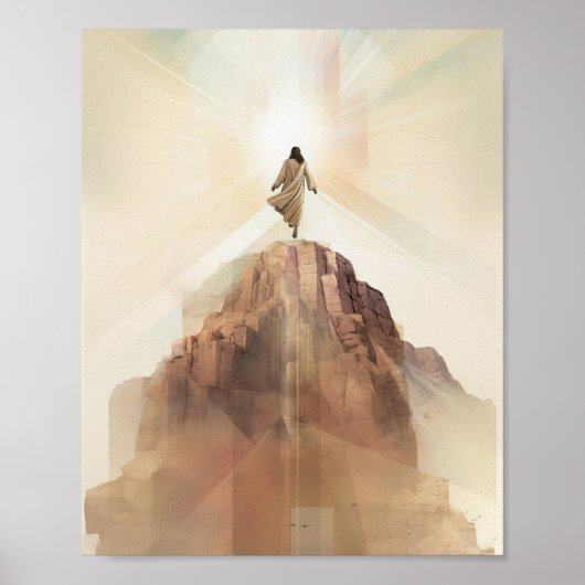 De transformatie van Jezus Poster (Voorkant)