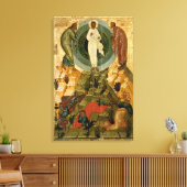 De transformatie van onze Heer Canvas Afdruk (Insitu (Woonkamer))