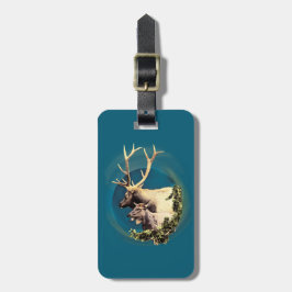 De trap en het hart bagagelabel