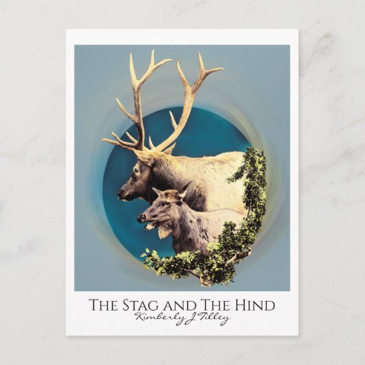 De trap en het hart briefkaart (Voorkant)