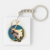 De trap en het hart sleutelhanger (Achterkant)