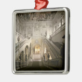 De trap, gebouwd 1719-44 metalen ornament (Links)