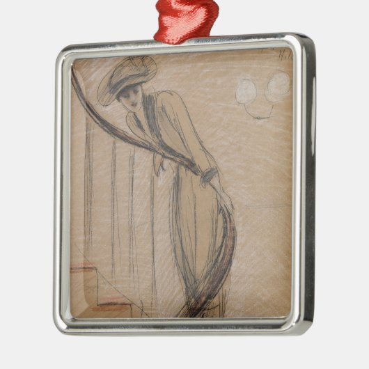 De trap metalen ornament (Links)