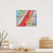 De trap poster (Keuken)