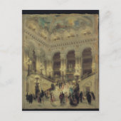 De trap van de opera, 1877 briefkaart (Voorkant)