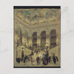 De trap van de opera, 1877 briefkaart