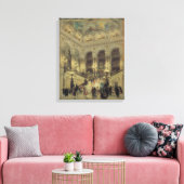 De trap van de opera, 1877 canvas afdruk (Insitu (Woonkamer))