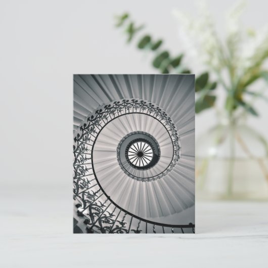 De trap van de Tulp, het Huis Greenwich van de Briefkaart (Staand voorkant)