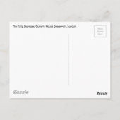 De trap van de Tulp, het Huis Greenwich van de Briefkaart (Achterkant)