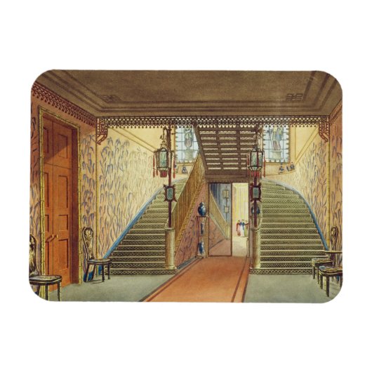 De trap, van Uitzichten van het Royal Pavilion, B Magneet (Horizontaal)