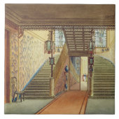 De trap, van Uitzichten van het Royal Pavilion, B Tegeltje (Voorkant)