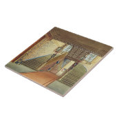 De trap, van Uitzichten van het Royal Pavilion, B Tegeltje (Zijkant)