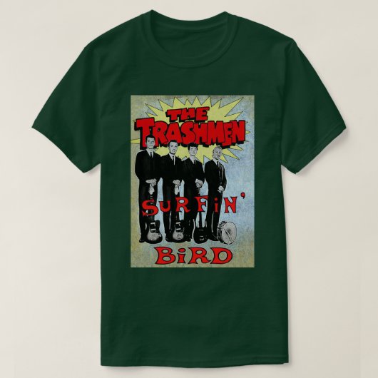 De Trashmen Surfin-vogel T-shirt (Design voorkant)