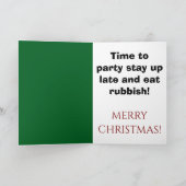 De Trashy Duo Schattige Dieren Kerst Groet Kaart (Binnen)