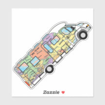 De Travelling RV camper wereldkaart