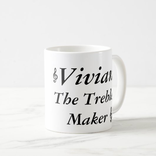 De Treble Maker Koffiemok (Voorkant rechts)