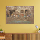 De Treden Canvas Afdruk (Insitu (Woonkamer))