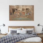 De Treden Canvas Afdruk (Insitu (Slaapkamer))