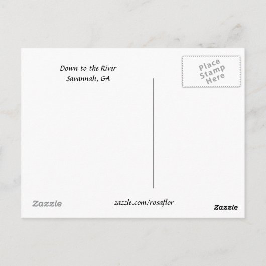 De Treden van de savanne Briefkaart (Achterkant)