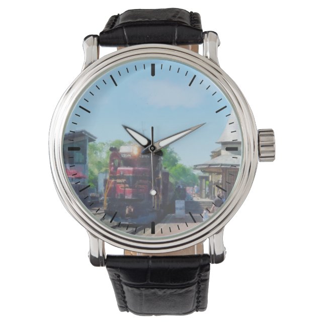 De trein halen horloge (Voorkant)