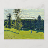 De trein in het land briefkaart (Voorkant)