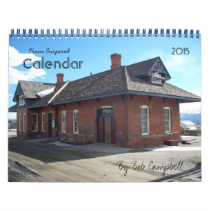De trein inspireerde de Kalender van 2015