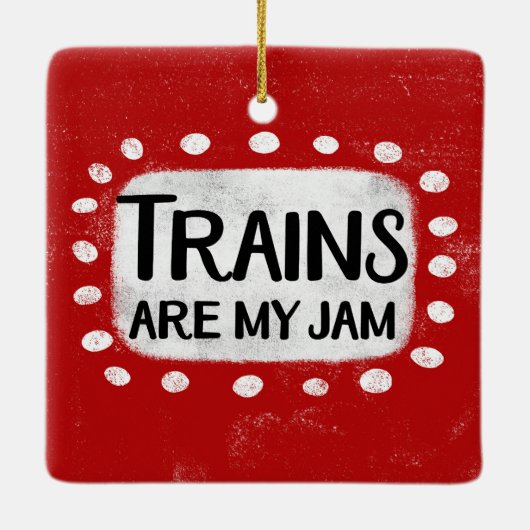 De trein is mijn Ornament (Achterkant)