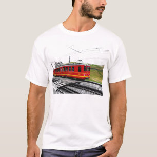 De trein Jungfraubahn in Zwitserland T-shirt