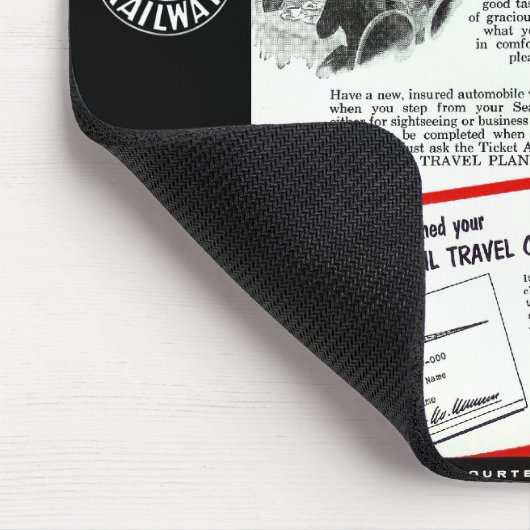 De trein met de zegelringweg Silver Comet Train Muismat (Hoek)