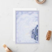 De trein © notitiekaartje (Voorkant / Achterkant in situ)