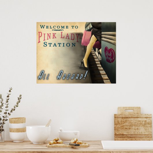 De trein poster (Keuken)