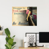 De trein poster (Thuiskantoor)