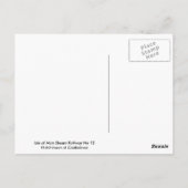 De trein van de stoom in Castletown het Eiland Man Briefkaart (Achterkant)