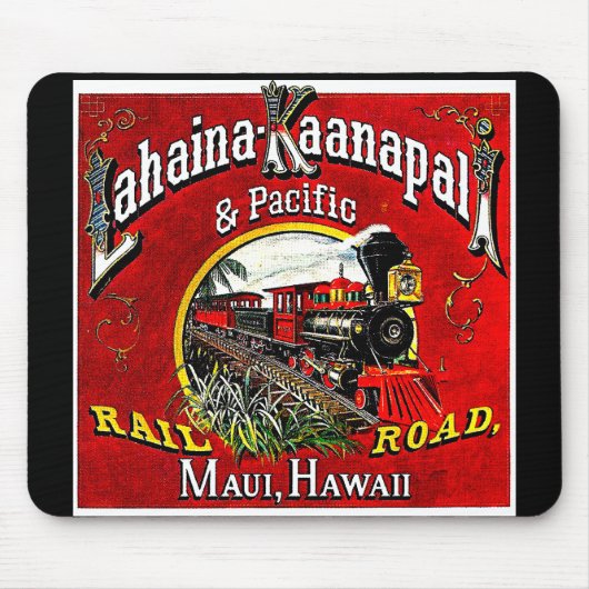 De trein van het Suikerriet met Locomotieven Muismat (Voorkant)