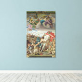 De trek van Clovis Canvas Afdruk (Insitu (Houten vloer))