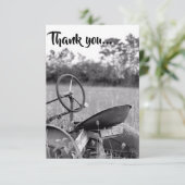 De trekker in Lange Gras Dank u Kaarten (Staand voorkant)