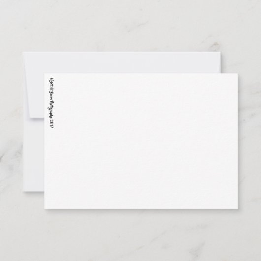 De trekker in Lange Gras Dank u Kaarten (Achterkant)