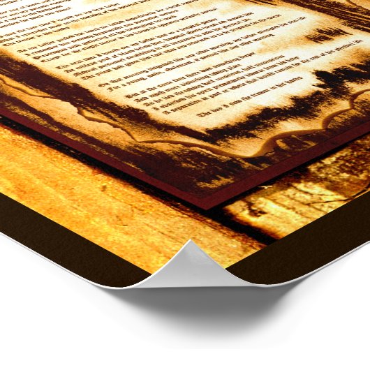 De Tremor in zijn handen Poster (Hoek)