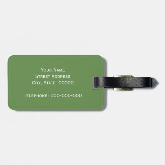 De trend is uw vriend aandelenhandelaars bagagelabel (Achterkant horizontaal)