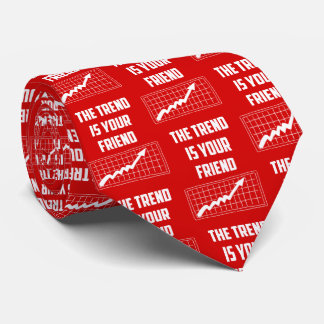 De Trend Is Uw Vriend Aandelenmarkt Handelaren Omh Stropdas