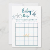 De trend van de kleur onder het Baby shower Bingo  Kaart (Voorkant)