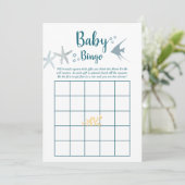 De trend van de kleur onder het Baby shower Bingo  Kaart (Staand voorkant)