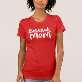 De trendy van de honkbal-moeder is stijlvol, coole t-shirt (Voorkant)