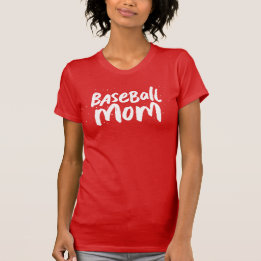 De trendy van de honkbal-moeder is stijlvol, coole t-shirt