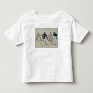De "Trenis" Quadrille, bord 19 van "Le Bon Genr Kinder Shirts